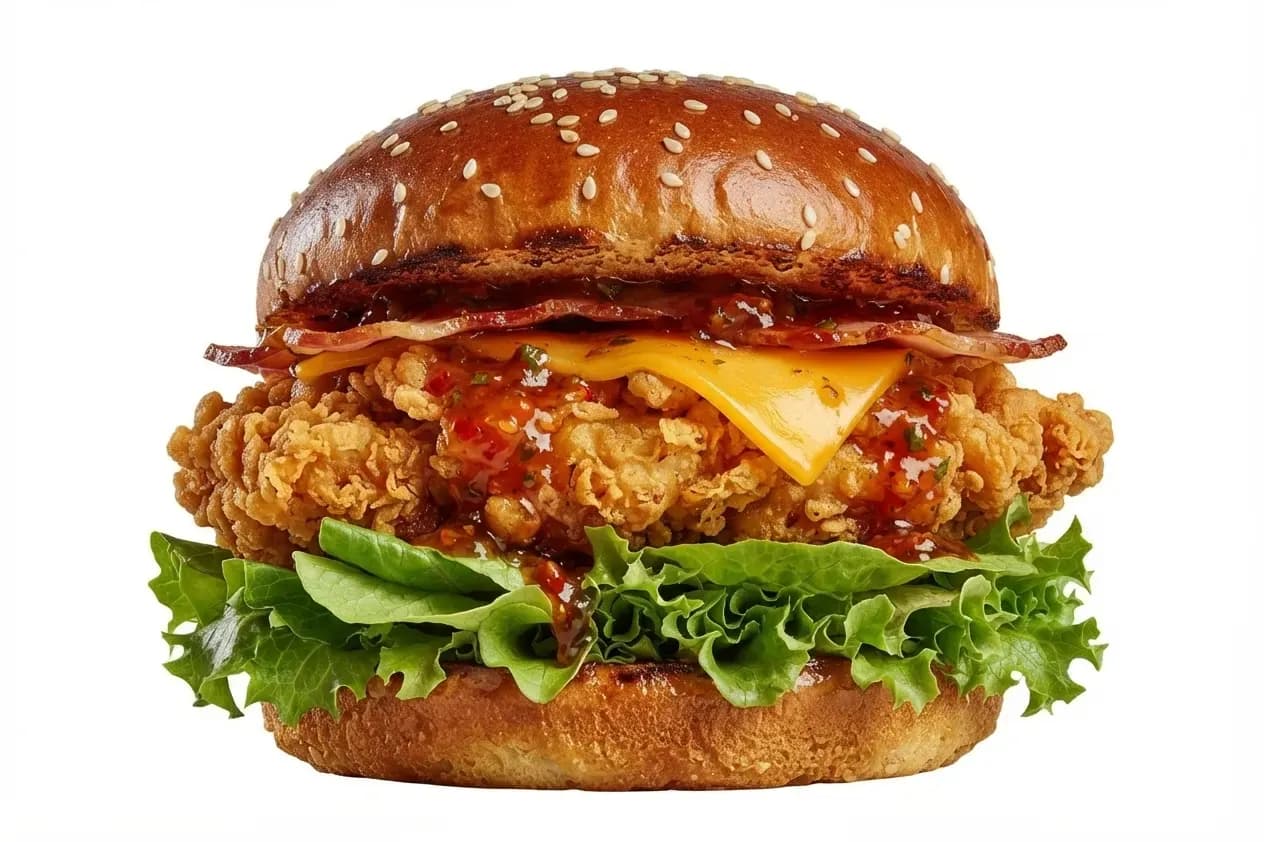 Student Chicken Steak Burger