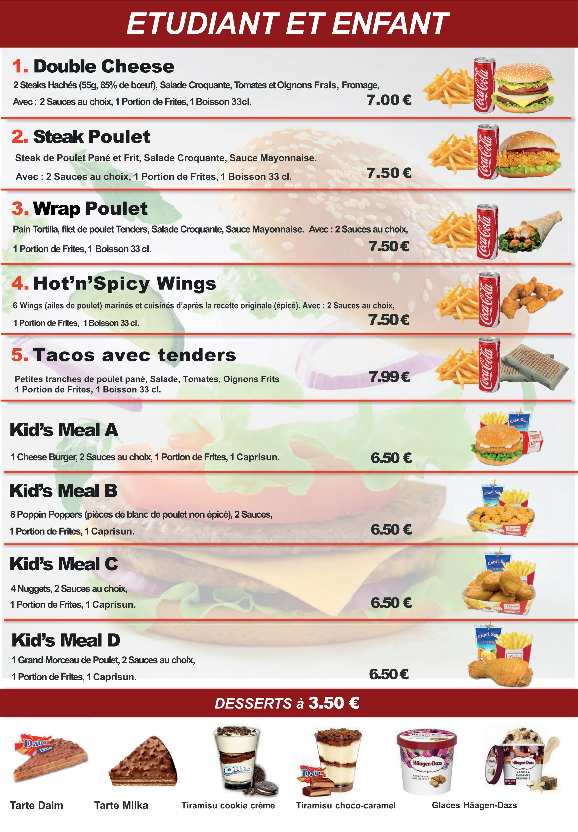 Menu page 3